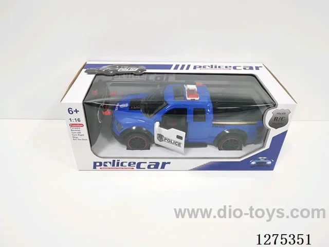 1:16 5ch rc car with light not included battery 2 colors