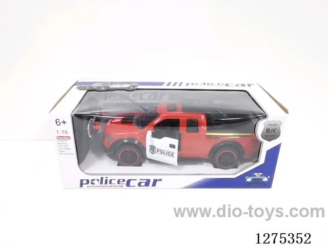 1:16 5ch rc car with light not included battery 2 colors