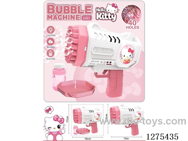B/O 40-holes bubble gun with light
