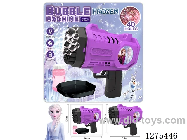 B/O 40-holes bubble gun with light