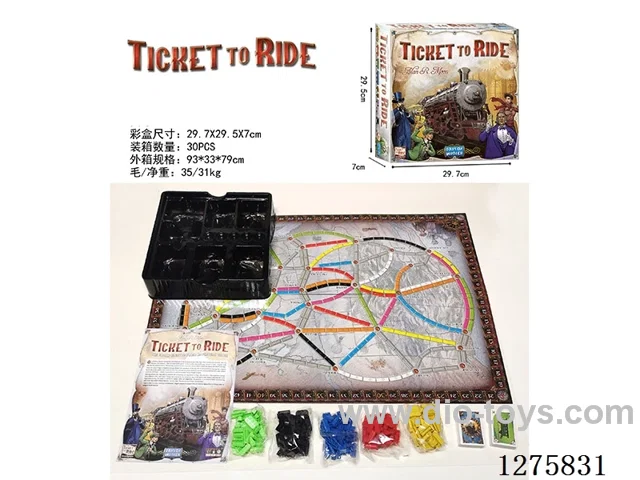 Board Games - Train Tickets
