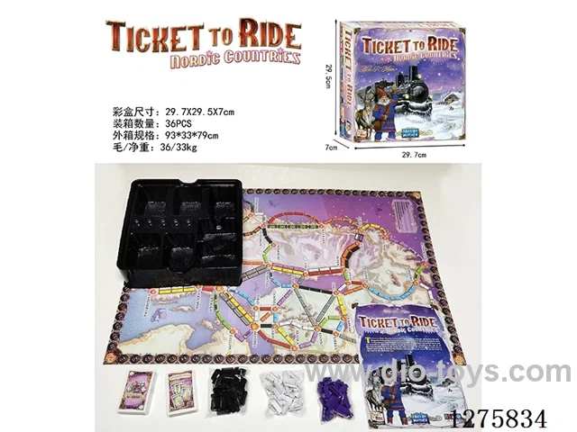 Board Games - Train Tickets