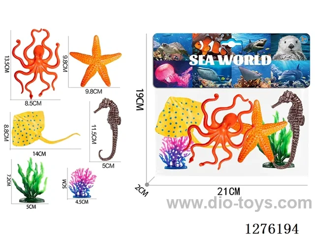 Marine Animal Set 6PCS