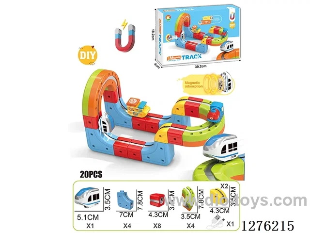 20PCS DIY Magnetic Levitation Track included battery