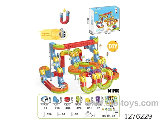 141PCS DIY Magnetic Levitation Track included battery