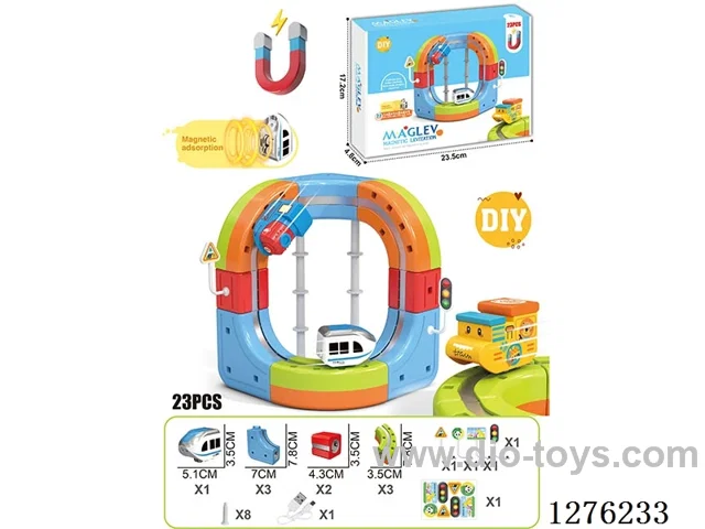 23PCS DIY Magnetic Levitation Track included battery