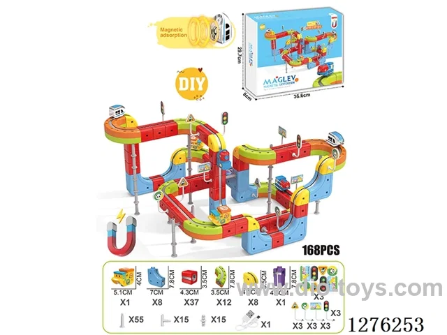168PCS DIY Magnetic Levitation Track included battery