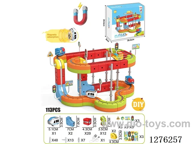 113PCS DIY Magnetic Levitation Track included battery
