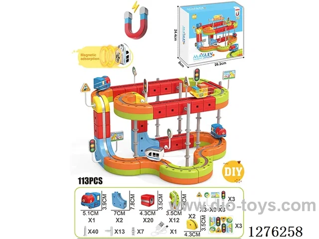 113PCS DIY Magnetic Levitation Track included battery