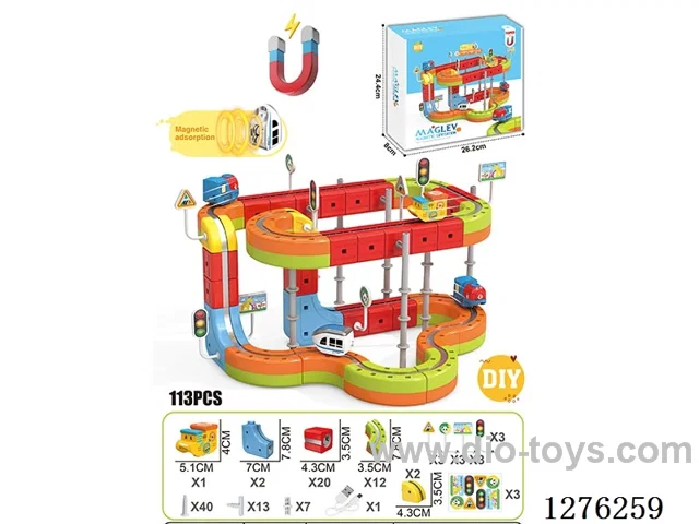 113PCS DIY Magnetic Levitation Track included battery