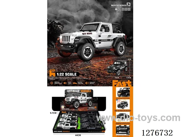 inertia car W L/M 6PCS 2 colors