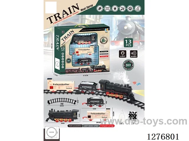 B/O Classic Track Train W L/M/spray (Batteries Not Included)