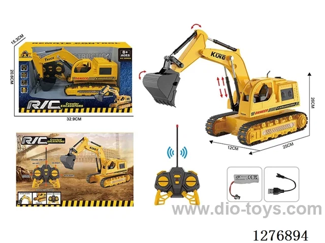 5ch RC Construction vehicles included battery