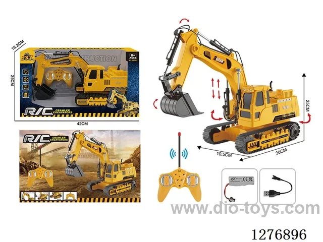 12ch RC Construction vehicles W L/M included battery