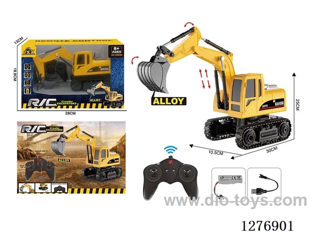 5ch RC alloy Construction vehicles with light included battery