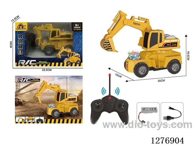 5ch RC Construction vehicles with light included battery
