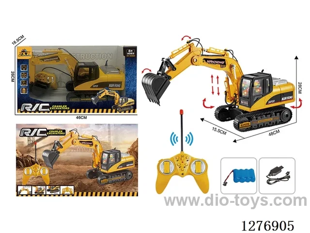 12ch RC Construction vehicles W L/M included battery