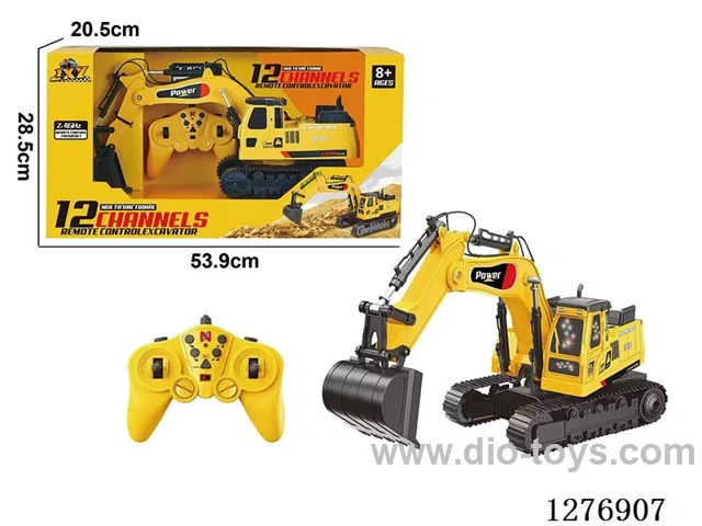 12ch RC Construction vehicles W L/M included battery