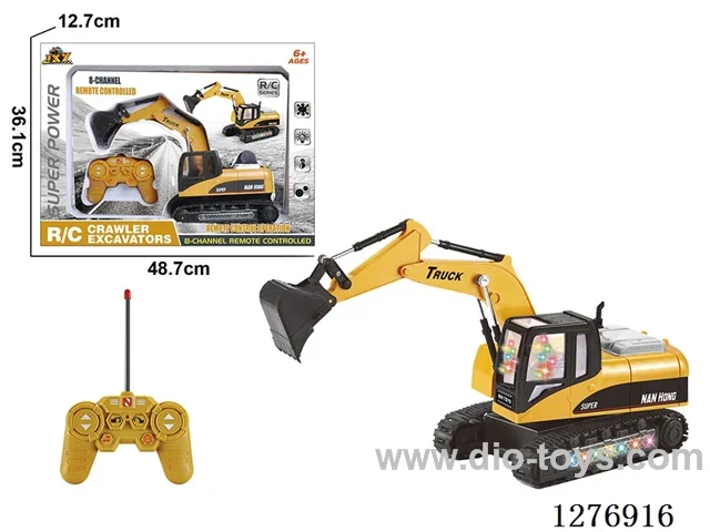 8ch RC Construction vehicles W L/M included battery