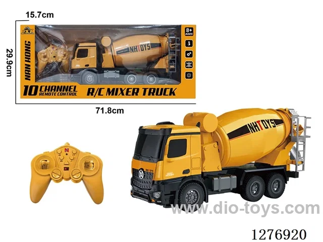 10ch 2.4G RC Construction vehicles W L/M included battery