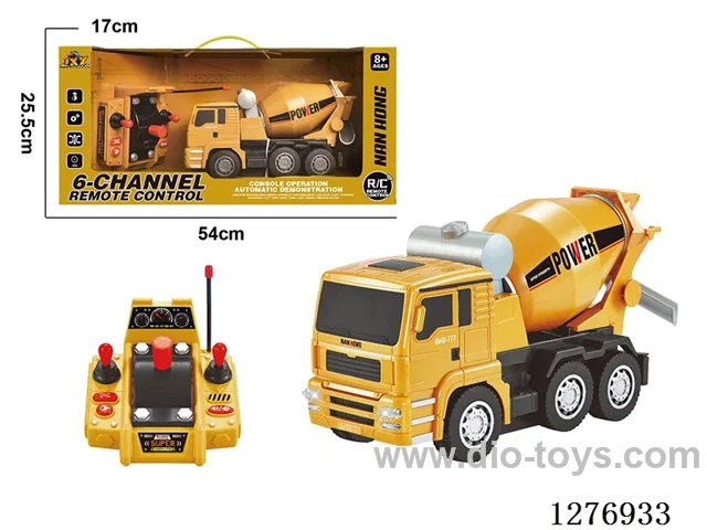 6ch RC Construction vehicles W L/M included battery