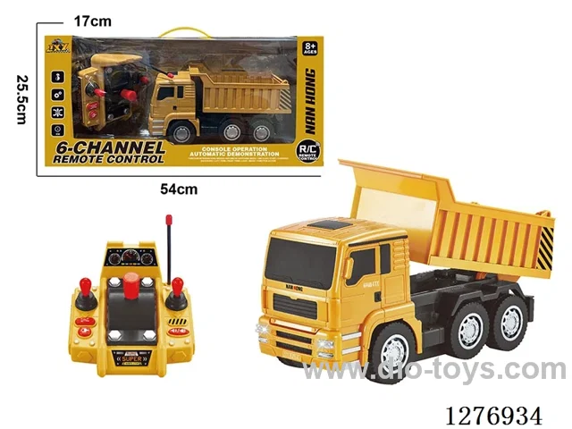 6ch RC Construction vehicles W L/M included battery