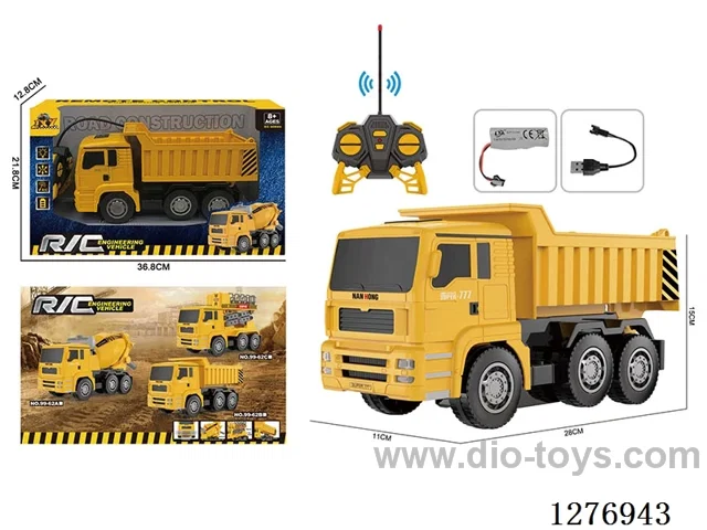 5ch RC Construction vehicles with light included battery
