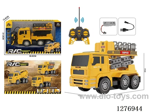 5ch RC Construction vehicles with light included battery