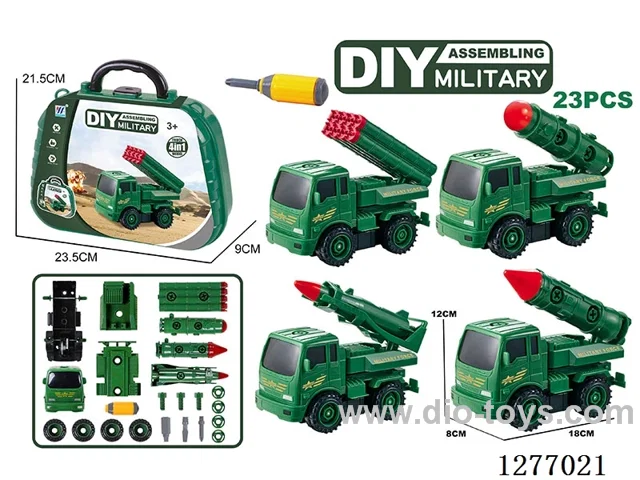 4-in-1 DIY Build-and-Disassemble Inertia Car