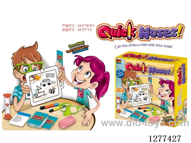 Glasses Drawing Board Game (2 pens, 2 pairs of glasses)