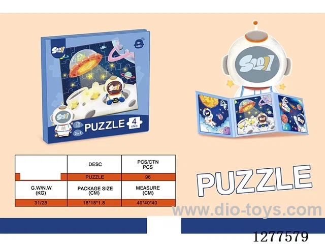 Magnetic Puzzles Level 4: Space Theme