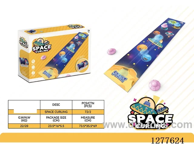 Space Table Curling Game