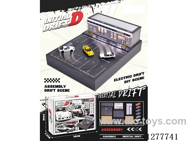 free wheel alloy car - Wooden Drift Platform