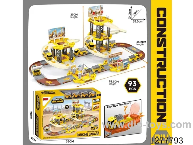 Catapulted Tracked Parking Lot 93PCS