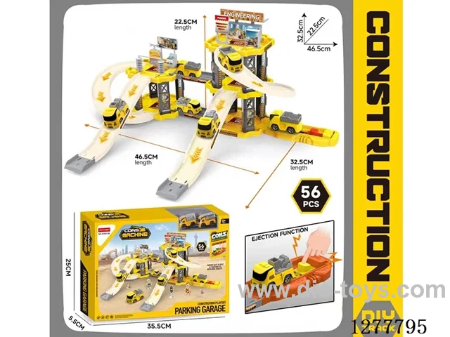 Catapulted Tracked Parking Lot 56PCS