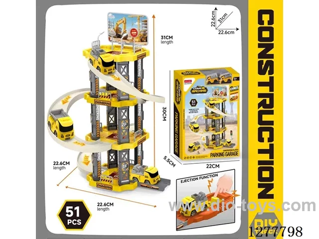 Catapulted Tracked Parking Lot 51PCS