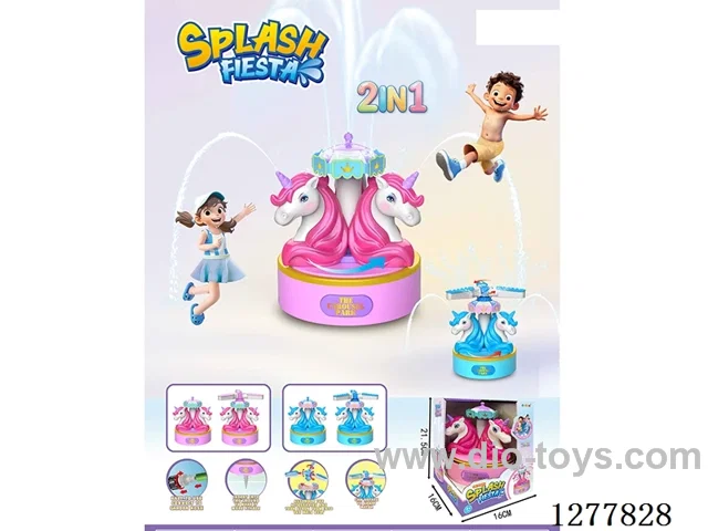 Rotating Unicorn 2-in-1 Water Sprinkler