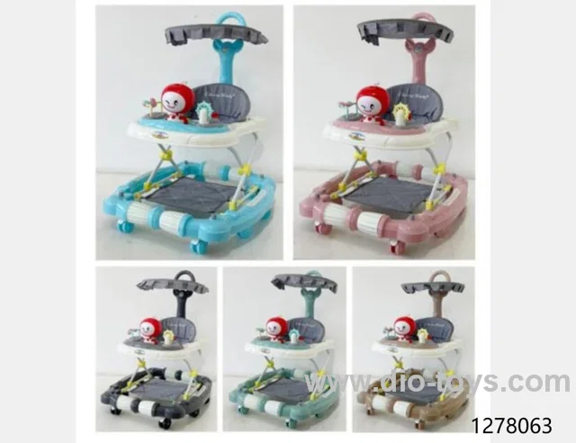 baby walker with music/light，5 colors