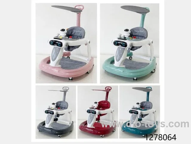 baby walker with music/light，5 colors