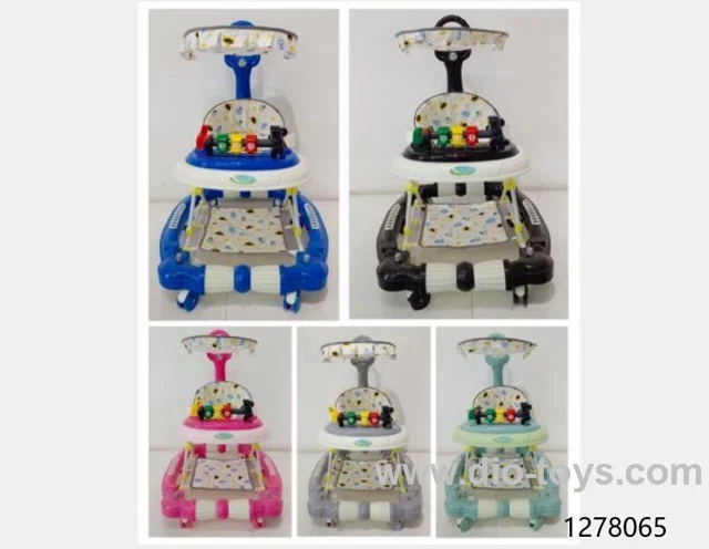 baby walker with music/light，5 colors