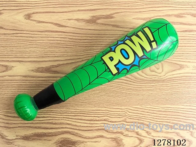 Inflatable Toy - 42cm Spider Web Baseball Bat (Green)