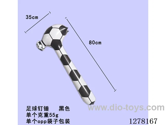 Inflatable Toys - Black Soccer Hammer