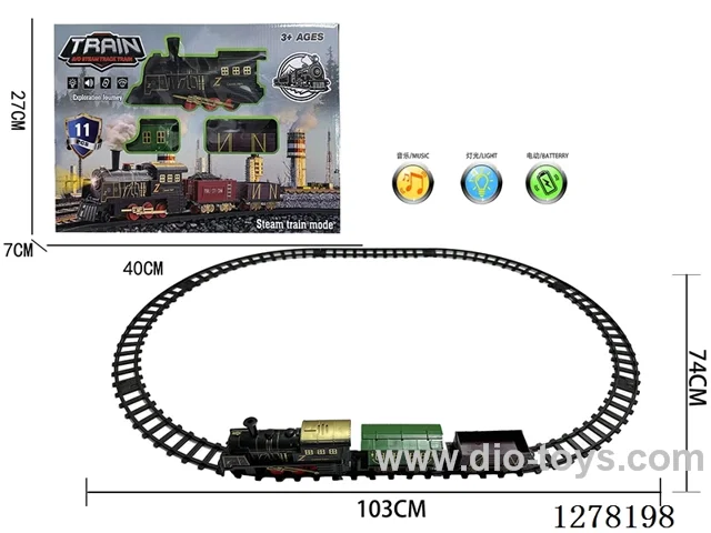 Electric Train Tracks W L/M 103*74CM