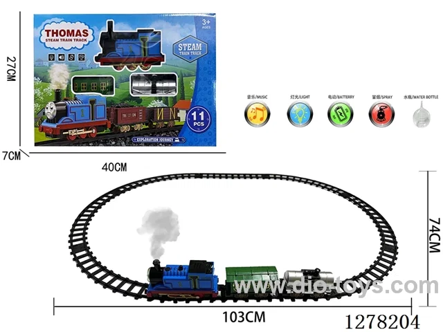 Electric Train Tracks W L/M/spray 103*74CM