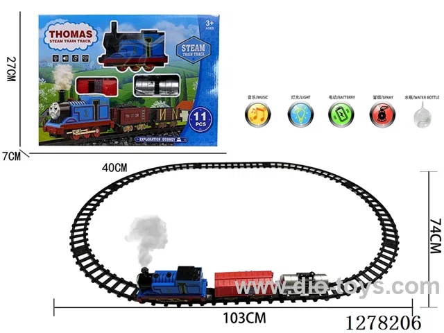 Electric Train Tracks W L/M/spray 103*74CM