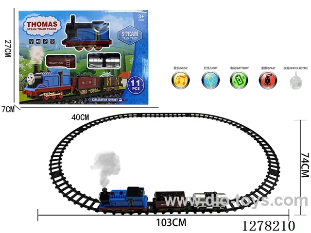 Electric Train Tracks W L/M/spray 103*74CM