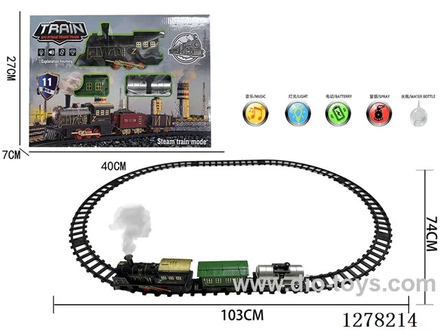Electric Train Tracks W L/M/spray 103*74CM