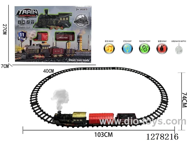 Electric Train Tracks W L/M/spray 103*74CM