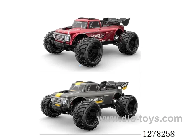 1/10 2.4G (PC Body) RC Car - Red/Gray