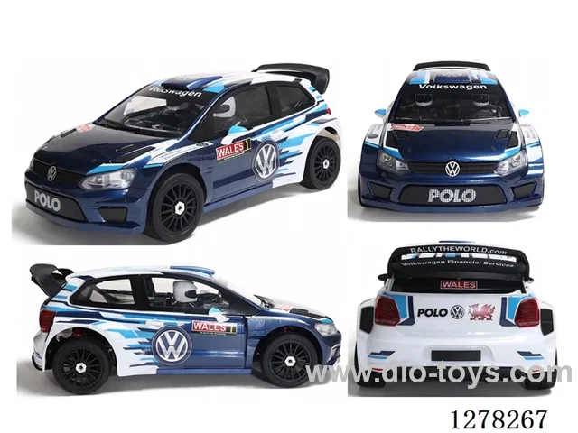 1/7 2.4G 3CH RC Car, Blue and White, Battery-Free Version